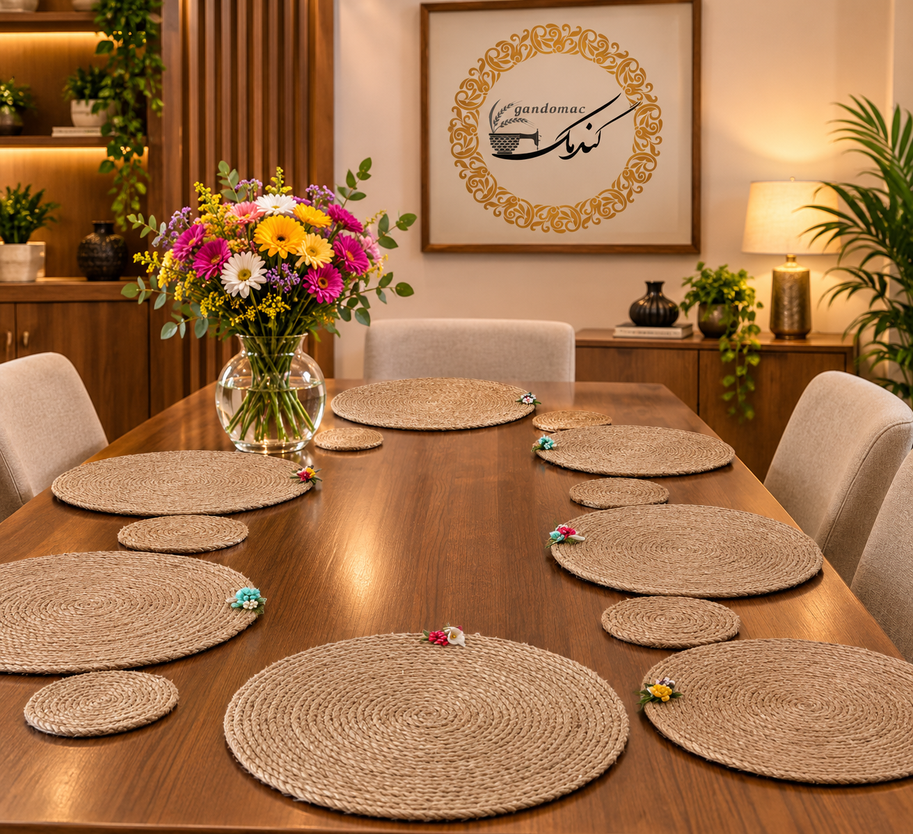 زیربشقابی کنفی ساده گندمک